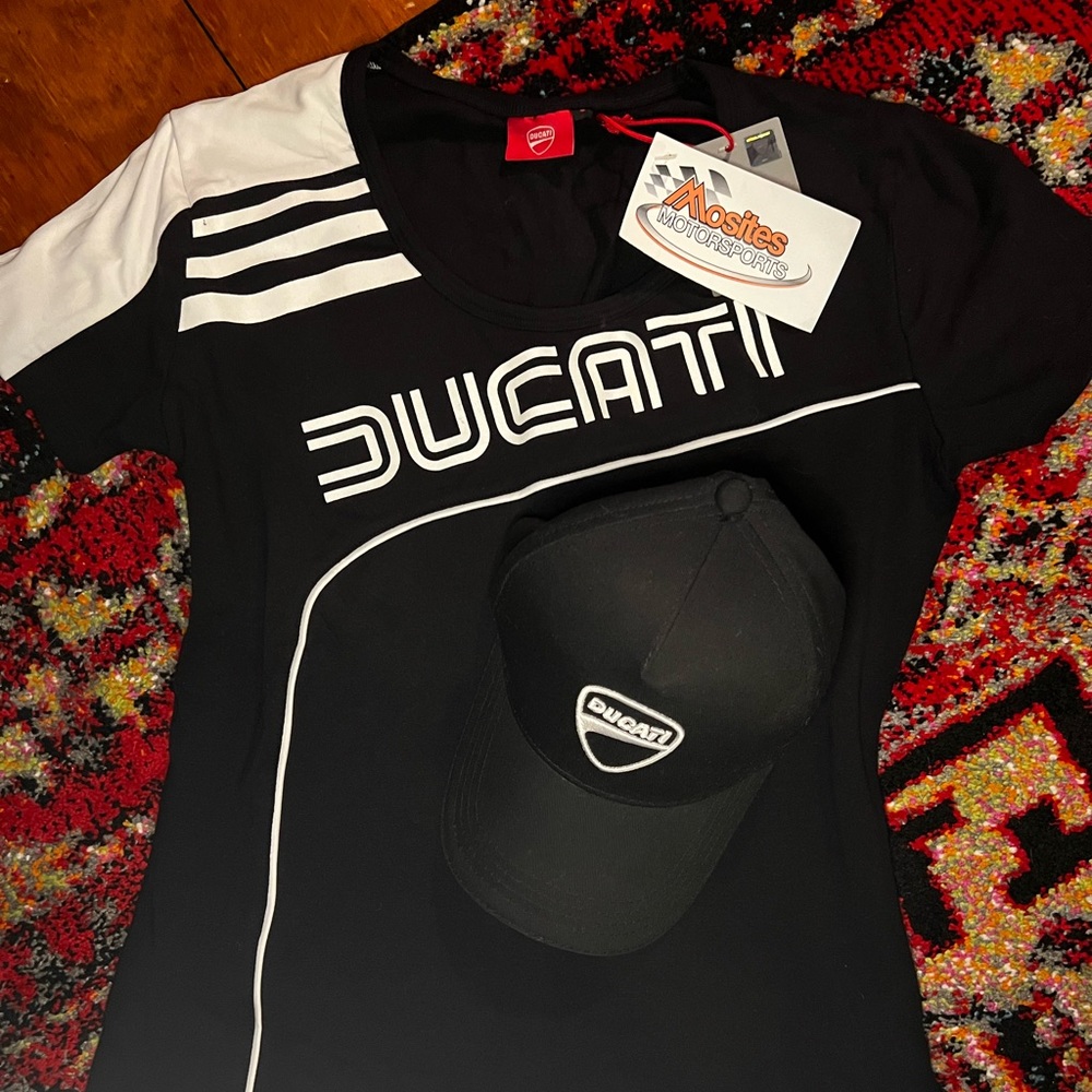 Ducati Racing Shirt and Hat NWT